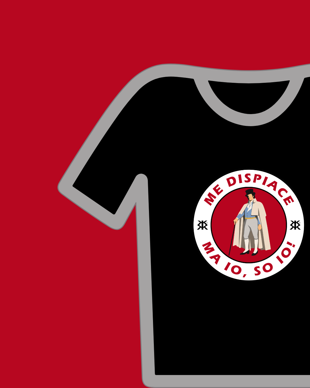 MOVIE TRIBUTE - T-SHIRT ME DISPIACE MA IO SO IO